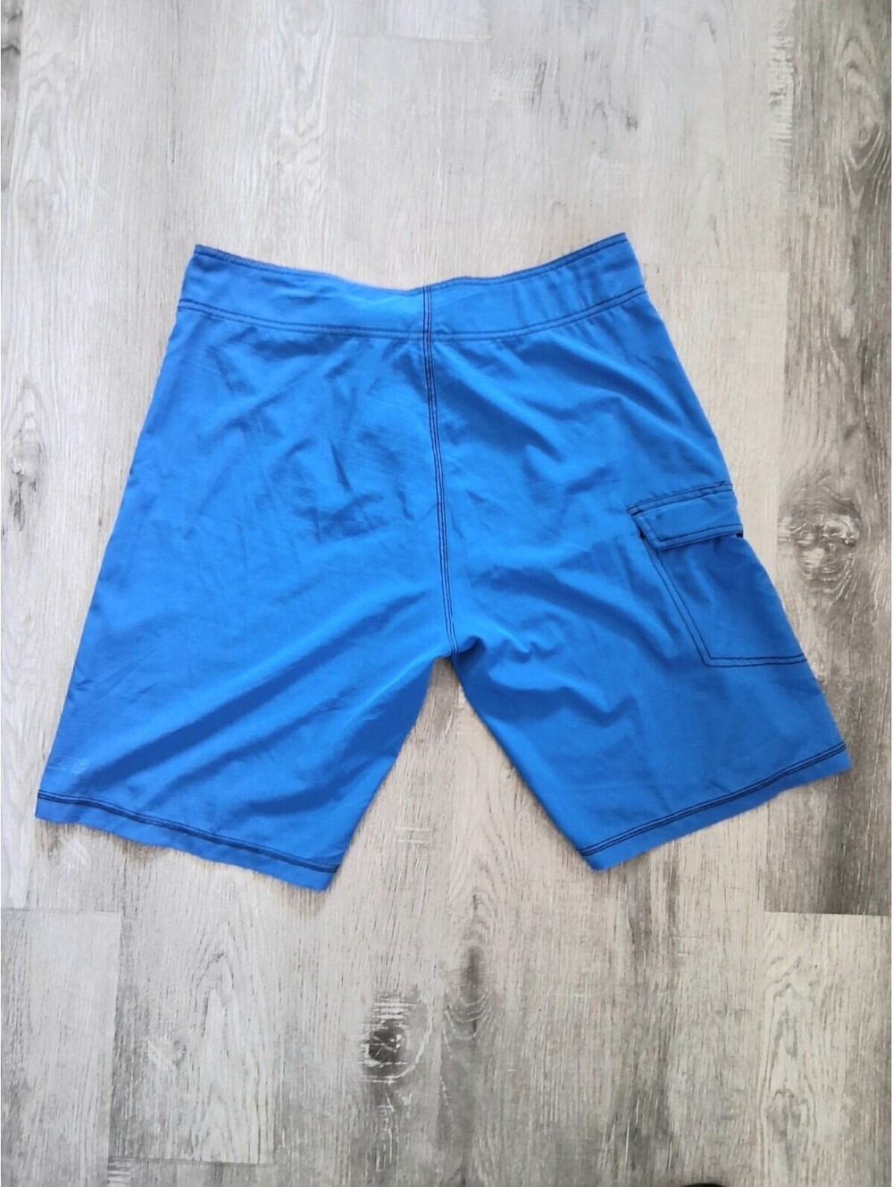 Ripzone Men's Size 32 (M) Blue With Black Stitch Drawstring Stretch Board Shorts - Picture 2 of 11